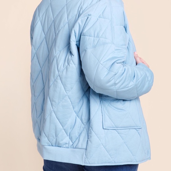 Blue Quilted Jacket - Picture 8 of 8